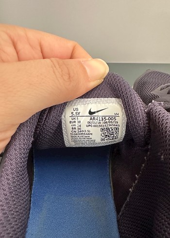 38 Beden gri Renk Orijinal spor ayakkabı