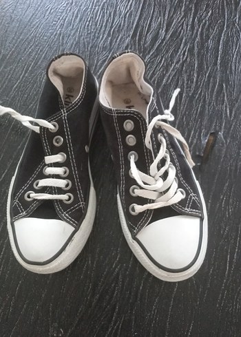 38 Beden Siyah Kadın Spor Ayakkabı Denim Kumaş