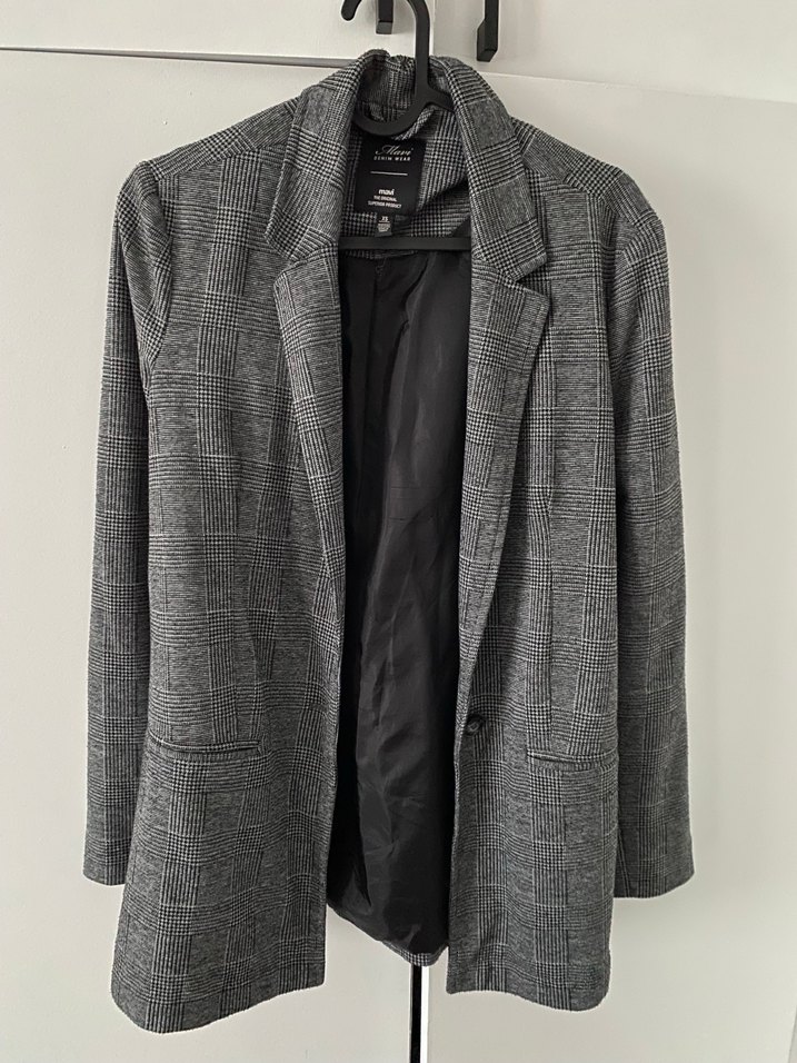 Gri Kadın Blazer Ceket - Görsel 2