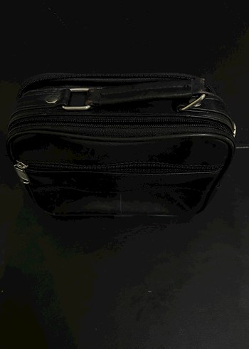 Siyah Fermuarlı Erkek El Çantası - Görsel 3