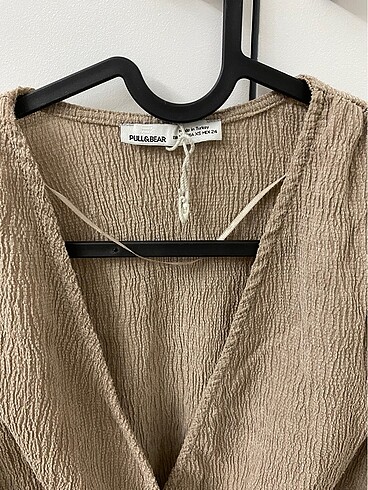 Beli lastik detaylı bluz - Görsel 4