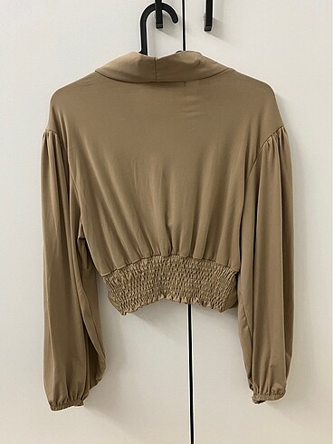 Bel detaylı bluz - Görsel 3