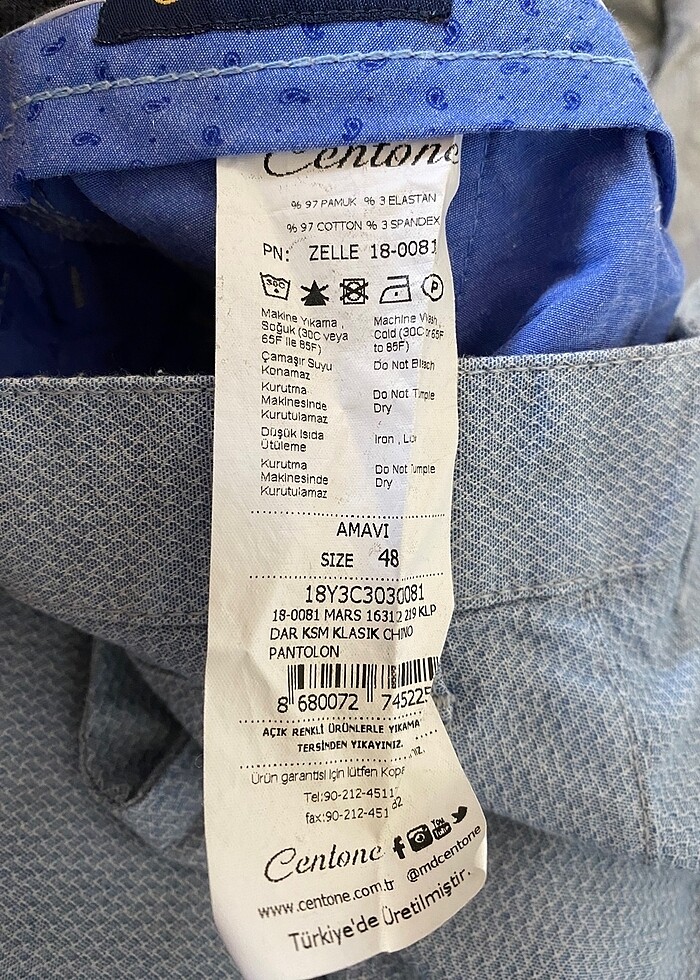 Erkek pantolon - Görsel 5