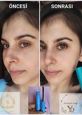 Turkuaz Maskara - Pastel Renk - Görsel 4