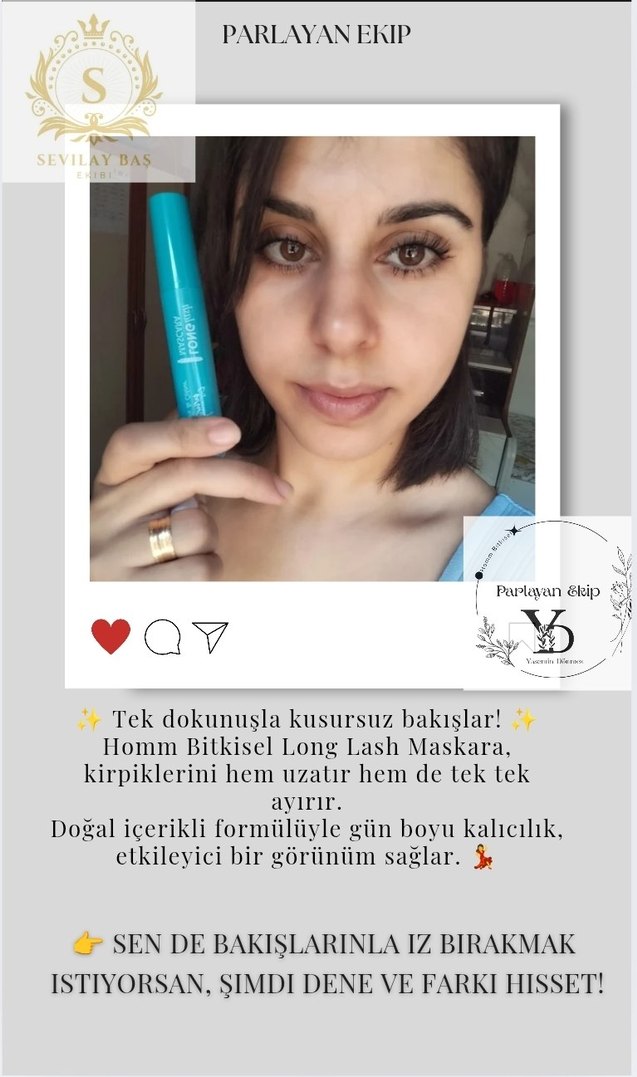 Turkuaz Maskara - Pastel Renk - Görsel 3