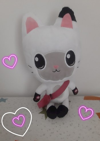 gabby's dollhouse Peluş Oyuncak Kedi
