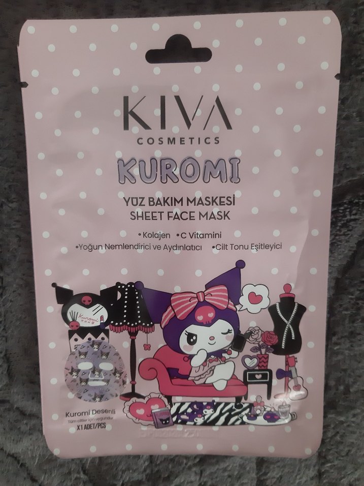 Kiva Kuromi ve Hello Kitty Yüz Maskeleri - Görsel 4