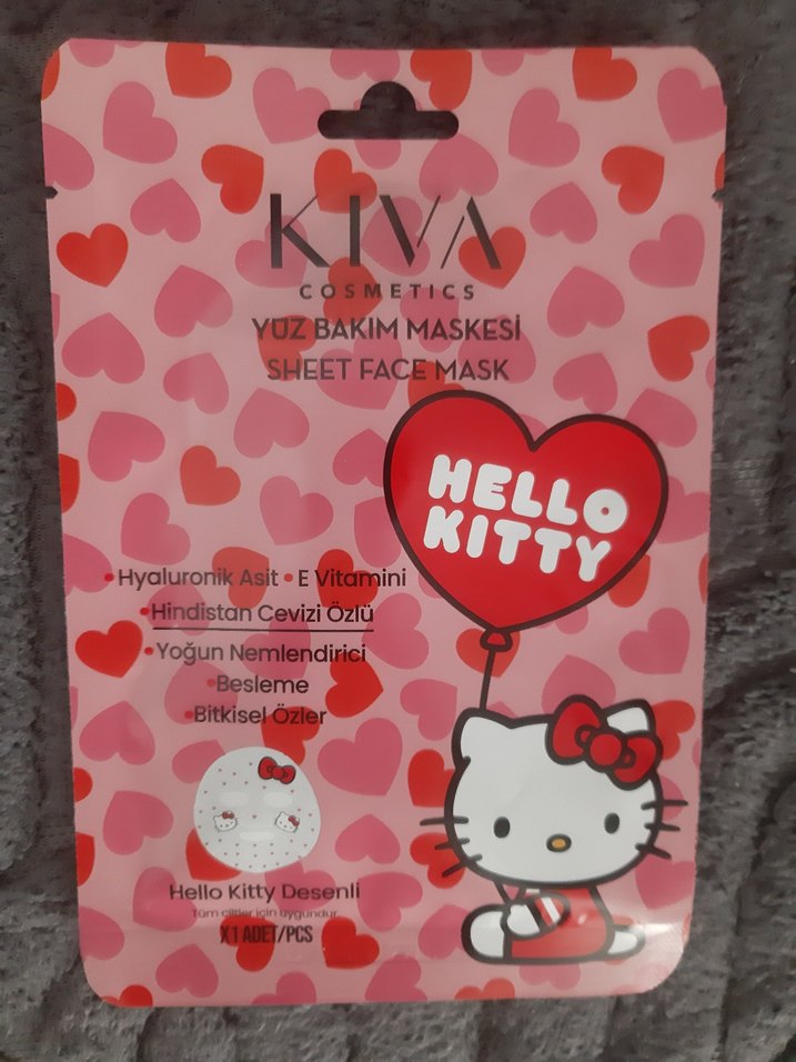 Kiva Kuromi ve Hello Kitty Yüz Maskeleri - Görsel 2