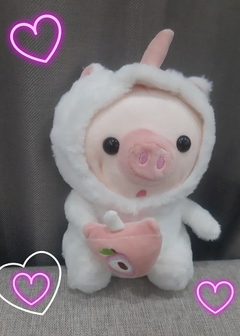 Pembe Peluş Domuz Oyuncak