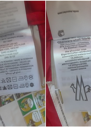 Çocuk Kırmızı Fermuarlı Yelek. moncler - Görsel 8