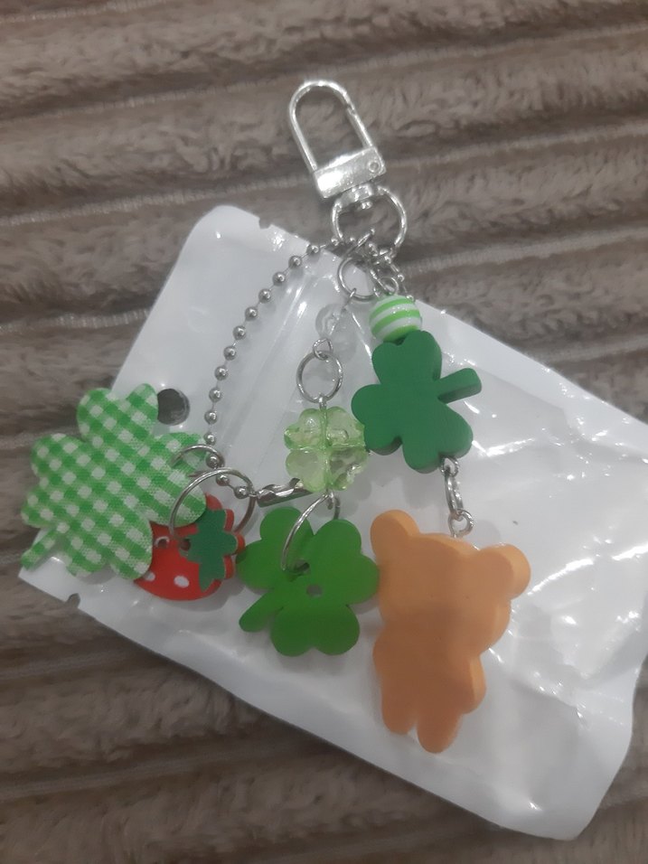 Renkli Zincir Detaylı Kadın Anahtarlık. rilakkuma anahtarlik - Görsel 2