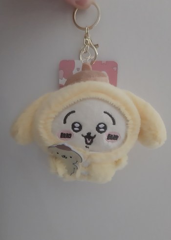 chiikawa. pom purin Sevimli Peluş Anahtarlık Oyuncak