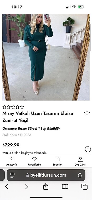 Diğer Yeşil elbise