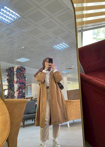 Diğer Kadın Camel Trençkot