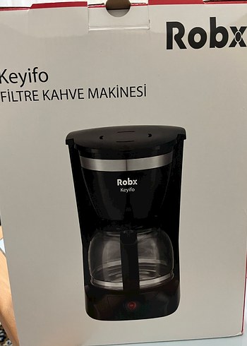 Robx Keyifo Siyah Filtre Kahve Makinesi