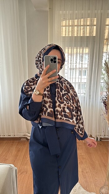 Leopar desen şal
