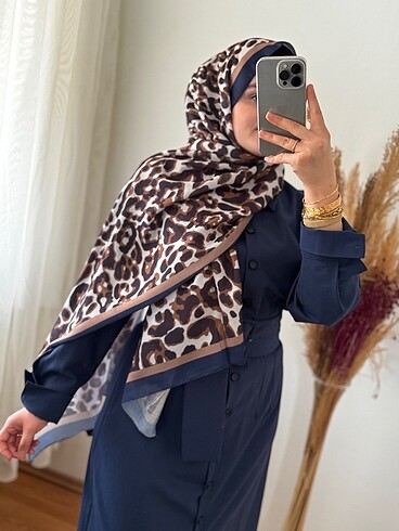  Beden Leopar desen şal