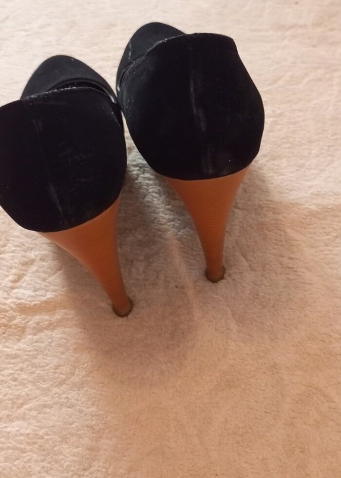 Platform topuklu siyah - Görsel 3