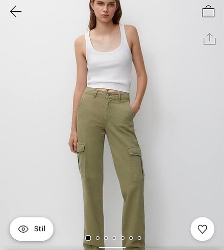 Pull and Bear Kargo Pantalon