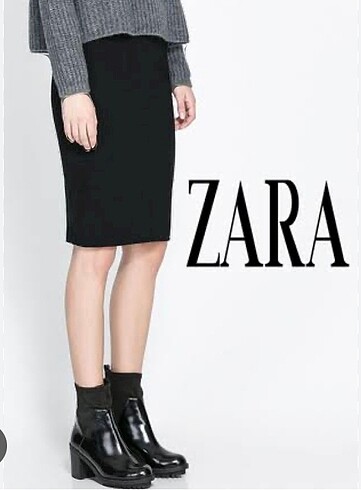Zara Siyah Kalem Etek