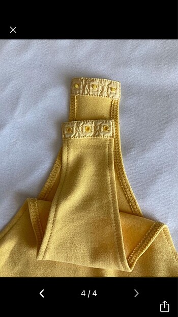 xs Beden sarı Renk H&M Bodysuit