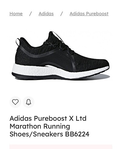 40 Beden siyah Renk Adidas Pureboost X