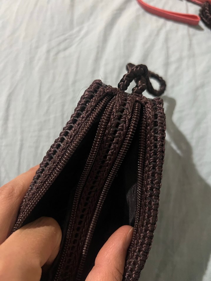 Kadın boncuk işlemeli cüzdan - Görsel 3