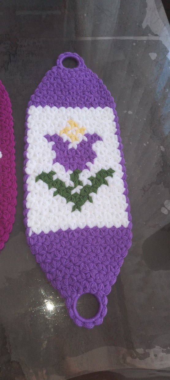 Renkli Örgü Banyo Süngeri Seti - Görsel 3