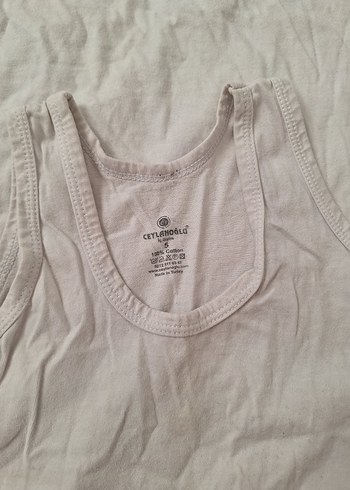 Beyaz Çocuk Atlet 9'li Set - Görsel 3