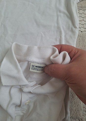 5 Beyaz Kısa Kollu Polo Tişört - Görsel 2