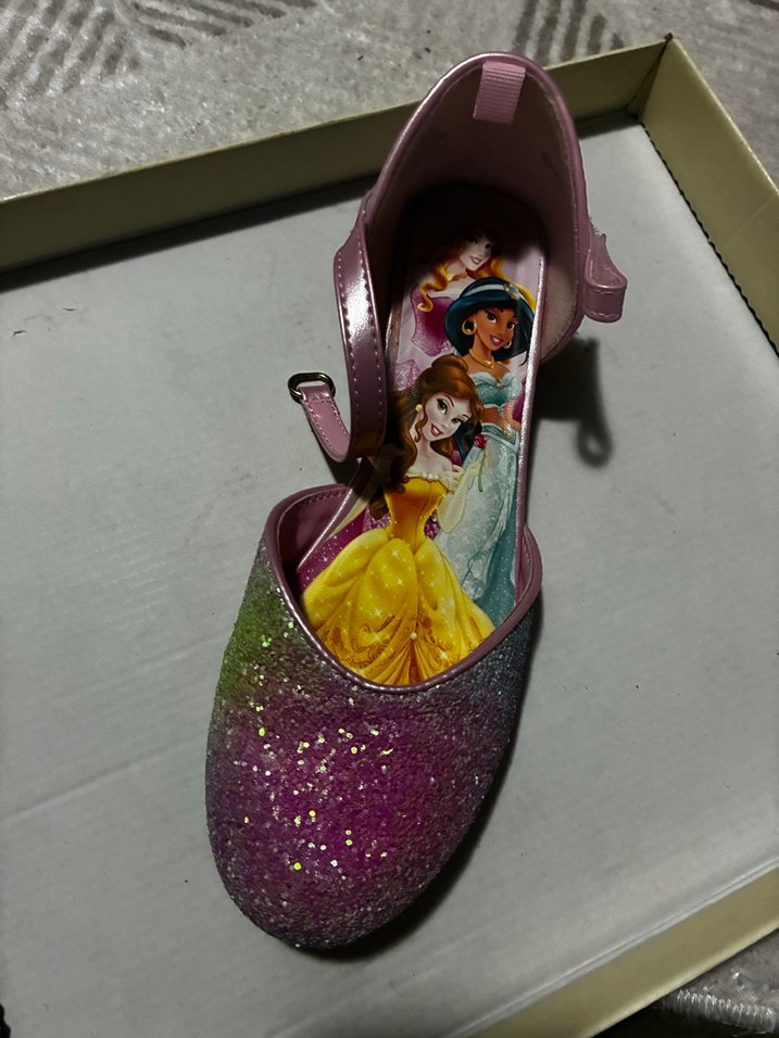 Pembe Simli Bağcıklı Kız Babet - Görsel 2