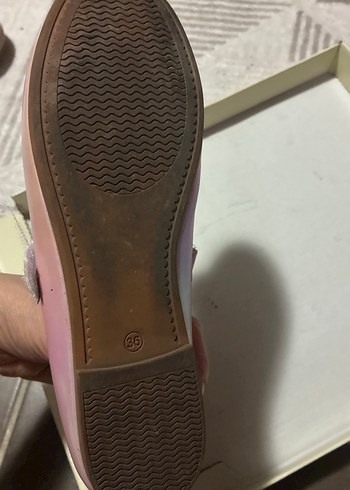 Pembe Fiyonk Detaylı Kız Babet - Görsel 3