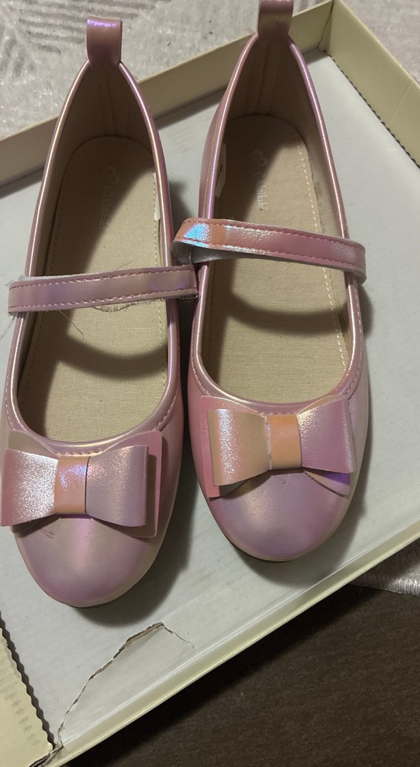 Pembe Fiyonk Detaylı Kız Babet - Görsel 4