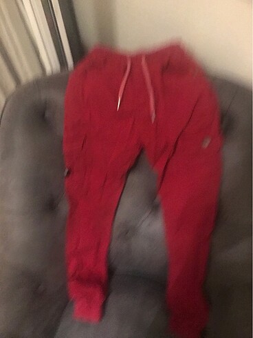 Bordo kargo pantolonu - Görsel 2