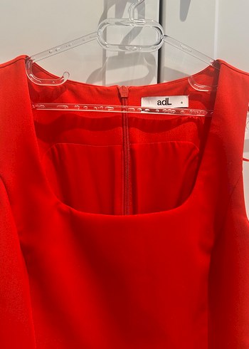 Kırmızı Mini Kadın Elbise - Görsel 3