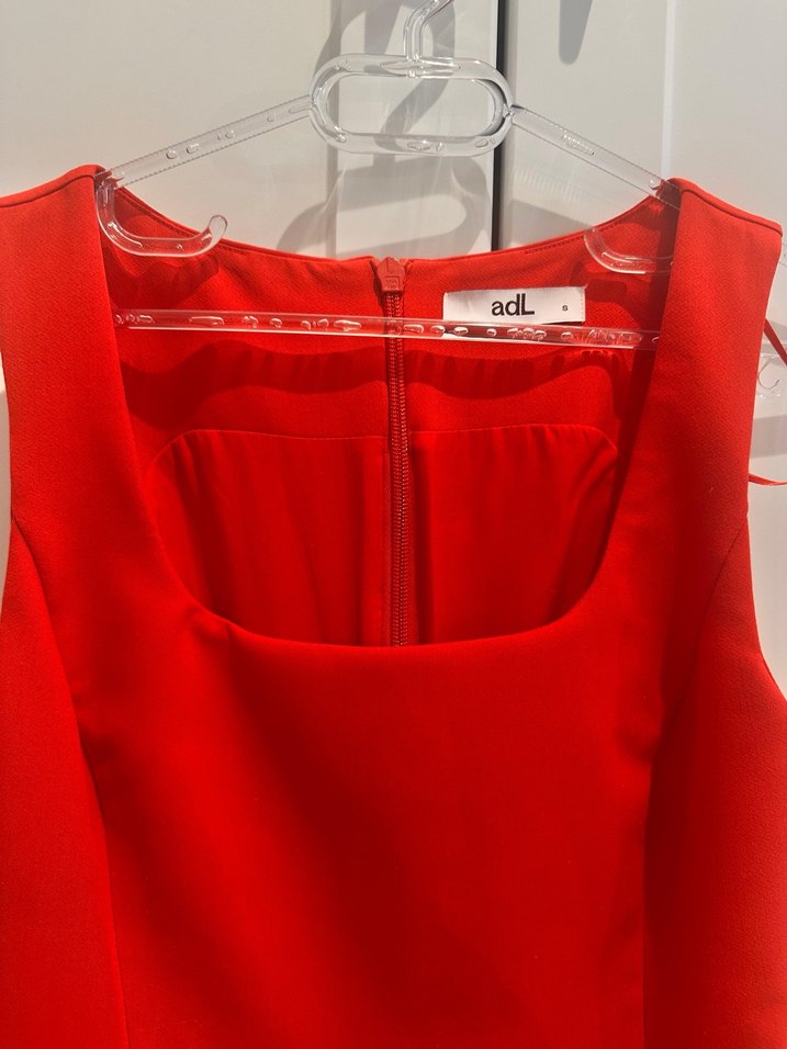 Kırmızı Mini Kadın Elbise - Görsel 3