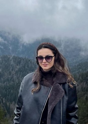 Kahverengi Deri Kürklü Biker Ceket - Görsel 3