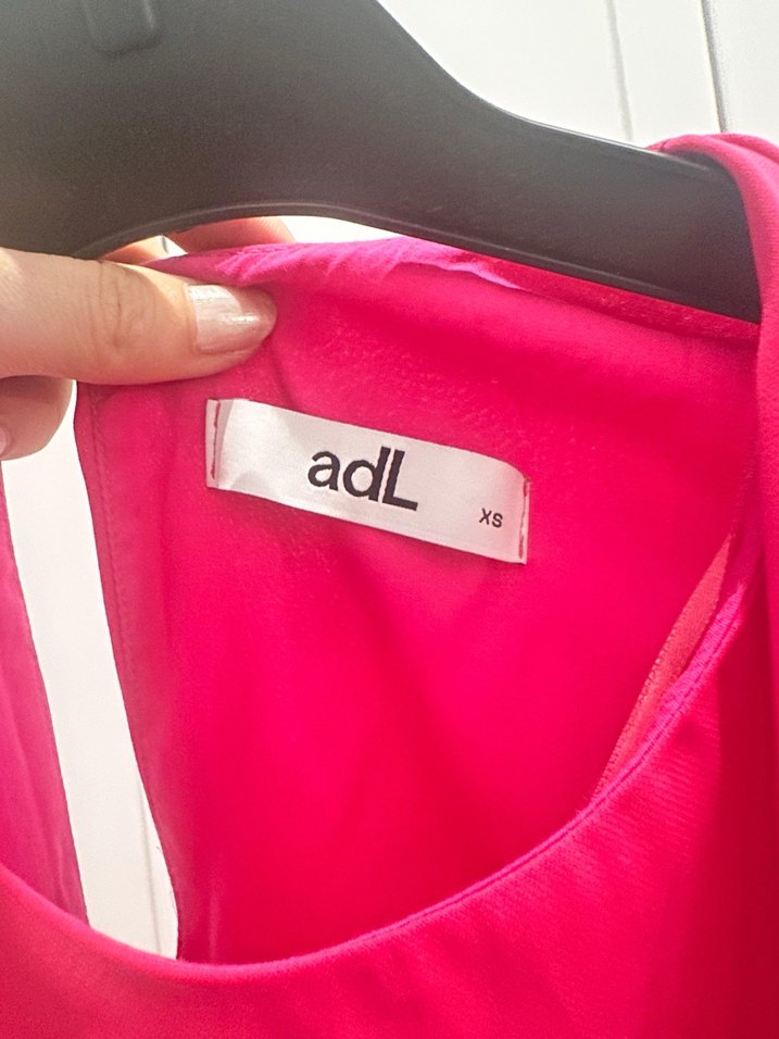 Pembe Salaş mini Abiye Elbise - Görsel 3