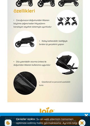 Joie Chrome Bebek Arabası-Gri - Görsel 6