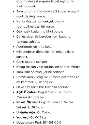 Joie Chrome Bebek Arabası-Gri - Görsel 7