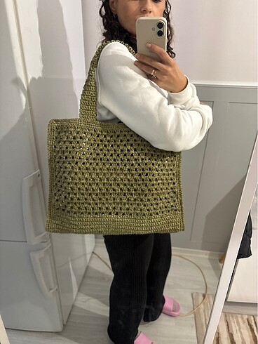 Mango model Hasır çanta