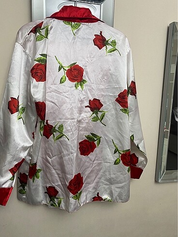 xl Beden Saten pijama takımı