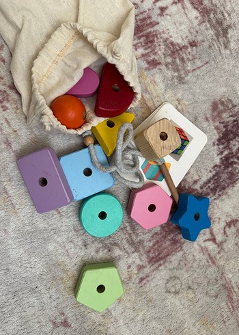 Diğer Moccotoys Montessori Geometrik Şekiller Eğitici Oyuncak