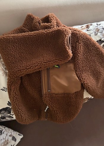 H&M Kahverengi Peluş Erkek Çocuk Mont