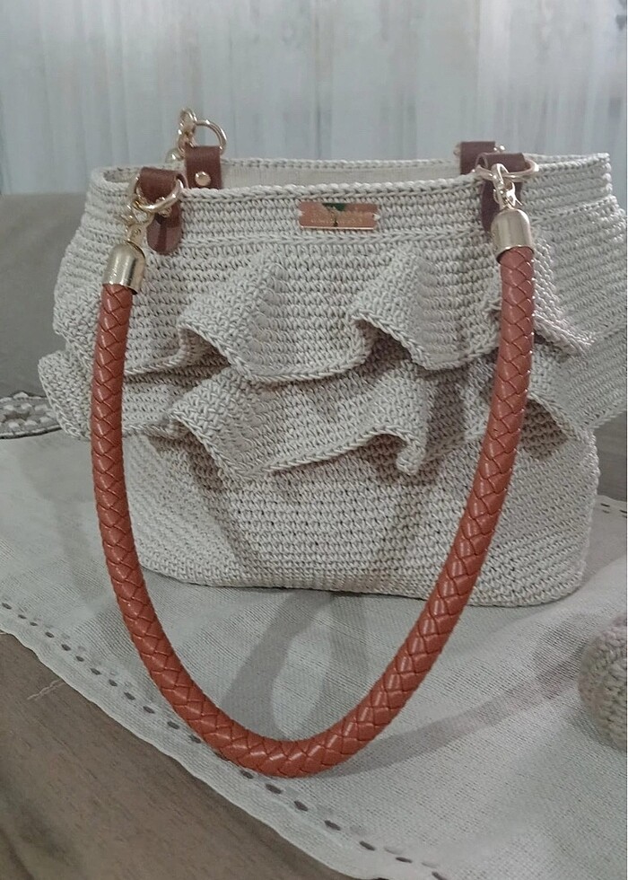 El örgü çanta - Görsel 2
