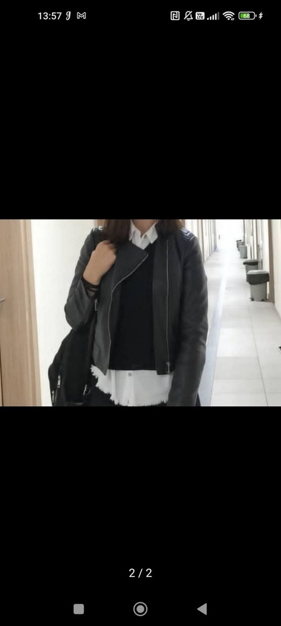 siyah triko süveter - Görsel 2