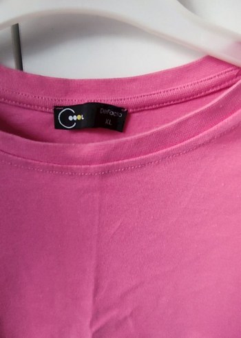 Pembe Kısa Kollu Mini Tişört - Görsel 3