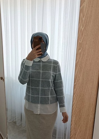 Gri Uzun Kollu bluZ - Görsel 4