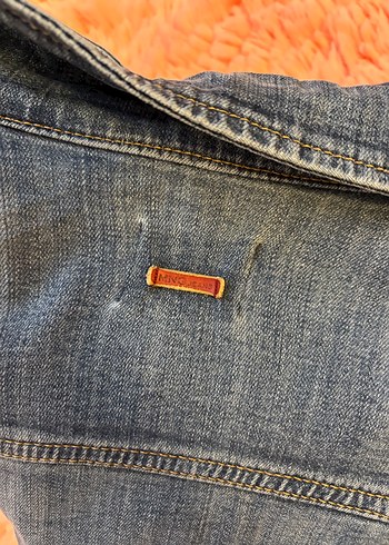 m Beden Vintage mango orijinal kot ceket