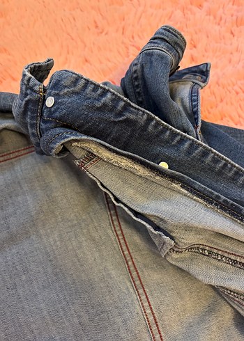 m Beden lacivert Renk Vintage mango orijinal kot ceket